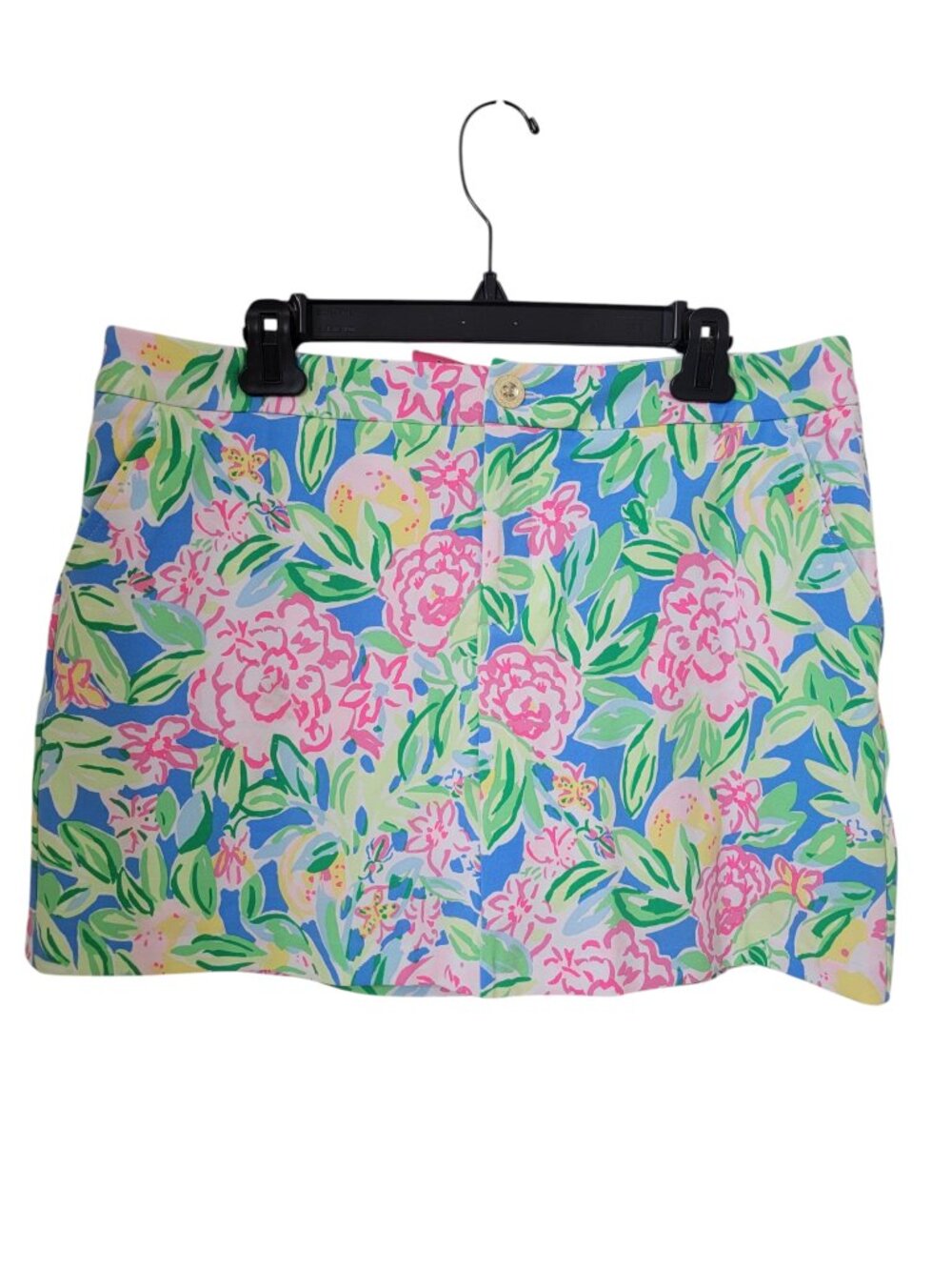 Lilly Pulitzer Size 12 Colette Knit Skort in "Spring in Your Step" Print, NEW
